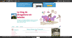 Desktop Screenshot of divagations-et-balades.com