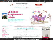 Tablet Screenshot of divagations-et-balades.com